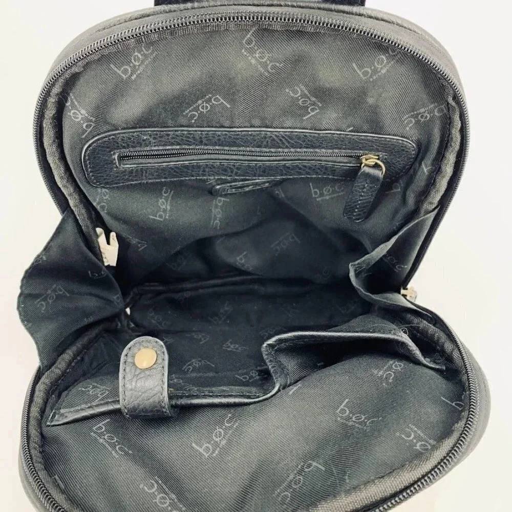 B.O.C. Born Concepts Mini Tassel Vegan Harness‎ Pebbled Leather Storage Backpack